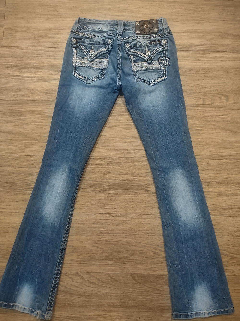 Women's Miss Mes Embellished Light Blue Women's Jeans - Brand